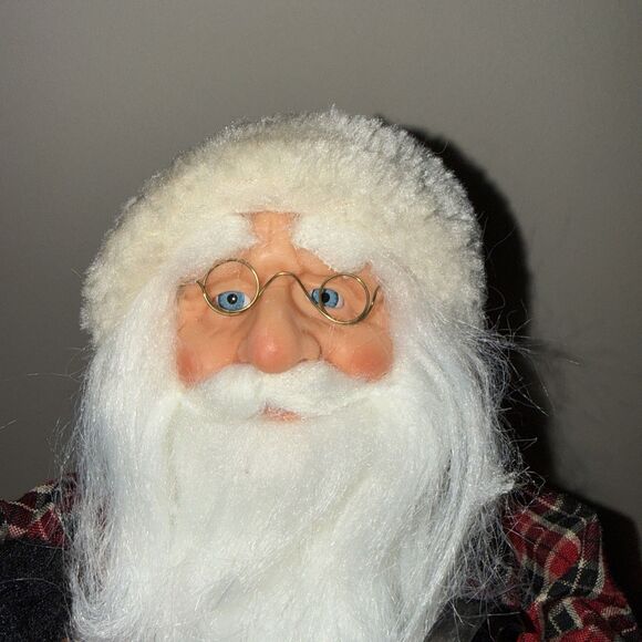 Santa Figure With Toy Soldier Hammer Screws + Apron Gift 16” - Picture 5 of 10